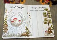 Mushroom Forest Bullet Journaling