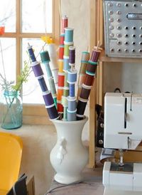 If you're short on space but still love to sew, quilt, and knit, never fear! These ingenious storage ideas for thread will help you keep your craft supplies organized and tidy. From repurposed jars to cleverly designed boxes, there's a storage solution for every small-space crafter. So grab your needle and some thread and get crafting!