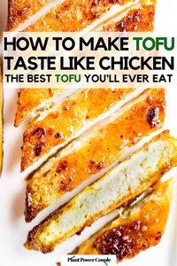 Discover the ultimate plant-based hack with our 'How to Make Tofu Taste Like Chicken' post! The tofu freezer trick transforms tofu into a meaty, chewy delight, mimicking chicken's texture. Explore our best tips, tricks, and marinades for mind-blowing vegan chicken, from lemon pepper tofu cutlets to the BEST EVER vegan chicken parmesan. Uncover the secrets to this game-changing process – a must-try for all plant-based enthusiasts!