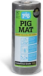 New Pig 25201 15 in. x 50 ft. Universal Light-Weight Absorbent PIG Mat Roll