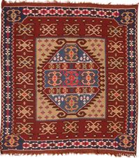 Phenomenal Silk Antique Turkish Kilim, Country of origin: Antique Turkish Rugs, Circa date: 1930's - Unlike its plush pile-woven counterparts, this