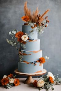 Dusty blue wedding cake with orange dried flowers 


Wedding cake | dried flower wedding cake | floral wedding cake | wedding cake ideas | wedding cake inspiration | wedding cake decorations | blue and orange wedding | blue and orange wedding cake | dusty blue and orange wedding | dusty blue and orange wedding ideas | dusty blue and orange wedding theme | rust orange wedding cake | dusty blue and burnt orange wedding cake