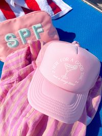 Spice up your trucker hat game this Spring and Summer with the best trucker for hitting up your favorite beach bar or lounging by the pool or beach!