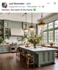 cabinet color inspo for kitchen