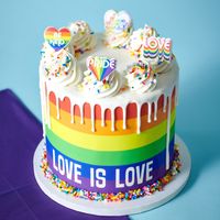 Let's get loud, let's get proud! Happy Pride Month from the team at DecoPac 🌈💜 We have everything you need to bring Pride Month to your bakery!  Here is a little PhotoCake tip for customizing Pride Month treats: You can add custom messaging to any PhotoCake Image using the text function on your PC System. You can move your text around to find the perfect placement, too!