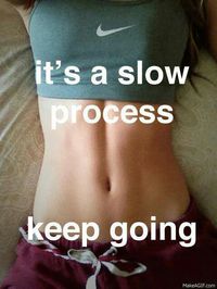 It's a slow process... Keep going...