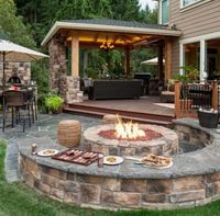 Love the fire pit!