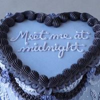 Vegan Treats, Inc. on Instagram: "Countdown to 2024 with our 'Meet Me at Midnight' cakes! Get ready to ring in the New Year Swift-style! ✨ Our 'Lavender Haze' heart-shaped cookies and cream cake is available through the weekend. #MidnightCelebration #TaylorSwiftCake #cake #vegancake #vegantreats #taytay #vegantreatsbakery #cakesofig #cakedesign #bethlehempa #cakestagram #cakespiration #cakesofinstagram #cakestyle #cakedecorating #newyears #newyearscake #swiftie #taylorswift #midnights #lavenderhaze #lookwhatyoumademedo #swifties"