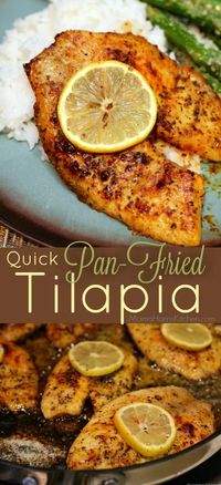 Quick Pan-Fried Tilapia | Mama Harris' Kitchen