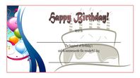 The 1st Best Option of Happy Birthday Gift Voucher Template Free Download by Two Package for Microsoft Word, 21st, 50th, PDF format.