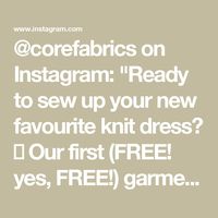 @corefabrics on Instagram: "Ready to sew up your new favourite knit dress? 🎉 Our first (FREE! yes, FREE!) garment pattern in sizes XXS-6X is here: Meet the Brise Knit Dress!⁠
⁠
This short-sleeve beauty ties on the left and comes in chic midi or cute mid-thigh lengths. With its unique all-in-one-front-piece design, it’s a total showstopper. It might look wild on paper, but trust us—it’ll turn into something absolutely fabulous!⁠
⁠
Want it for yourself? Comment “Catch the Brise” below and we’ll send you the link to download the pattern in your DMs!⁠
⁠
And for help assembling it, don’t miss our video sewalong and photo tutorial on the blog!⁠
⁠
#CoreBrise #BriseKnitDress #FREEPattern #SewingCommunity #FreeSewingPattern #SewingFreebie #sewinglove #sewistsofinstagram #patrongratuit⁠
⁠
Français: