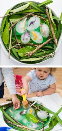 Dinosaur themed small world and sensory play activities for pre-schoolers – Inspire My Play