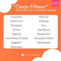 The EWG's Clean Fifteen list includes produce with the lowest amounts of pesticide residue. Learn more about organic vs nonorganic food and if it matters which you're feeding your child.