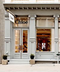 Chloé’s Soho boutique storefront feels like it could be in Paris.