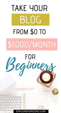 Make Money Blogging for Beginners The Solution for Taking Your Blog From $0 to $1,000/Month with Free Traffic, Affiliate Marketing, and Other Awesomesauce Strategies. Affiliate Link #blogging #ad #beginners #makemoney