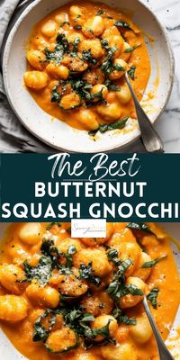 Make dinner simple with this easy butternut squash gnocchi. A one-pot gnocchi recipe perfect for easy family meals. Use Aldi ingredients for a delicious, frugal dinner with a rich roasted butternut squash sauce.