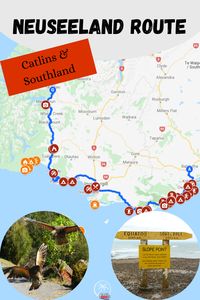 Im südlichsten Teil der Südinsel zwischen den Orten Balclutha und Invercargill liegen die Catlins. Nicht bei vielen Reisenden steht dieses Gebiet auf dem Routenplan - das aber völlig zu Unrecht. Wir möchten euch deshalb die Catlins und das Southland westlich von Invercargill als kleinen Geheimtipp ausführlich in einer Route vorstellen. Diese Route von Dunedin entlang der Südküste bis nach Te Anau könnt ihr in drei bis fünf extra Tagen fahren.