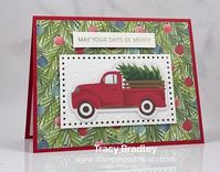 Stampin' Up! A Little Bit Festive Specialty Designer Series Paper - Stamping With Tracy