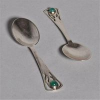 Pair of Coffee Spoons | Ashbee, Charles Robert | V&A Explore The Collections