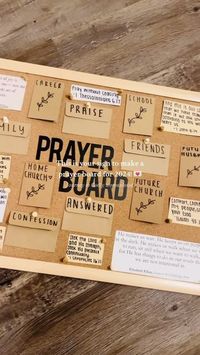 the word & sierra ☼ on Instagram: "Your sign to make a prayer board for 2024! #Jesus #God #Prayerboard #Prayer #Howtomakeaprayerboard #Explore #explorepage #Christiangirl #ThatChristiangirl #WomanofGod #Christianreel"