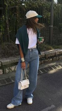 fall fashion 2022, fall outfit inspo, chunky sweaters, gold jewelry, gold rings, jeans and sweater outfits, comfy fall outfits, simple fall outfits, fall days, summer/fall outfits, chunky sneaker outfits, fall aesthetic