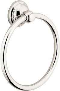 hansgrohe -Towel Ring Timeless 7-inch Classic Holder in Polished Nickel, 06095830 - Amazon.com