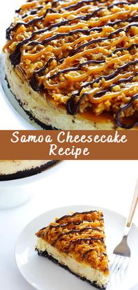 Samoa Cheesecake Recipe