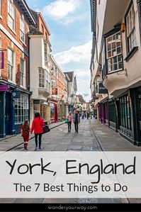 York, England is amazing. It's one of the best cities in the UK. Harry Potter. The York Minster. The Shambles. Ghost Tours. Walking on the York city walls. And the food in York is delicious and the beer is too! Here are the best things do in York, England! #york #englandtravel #uktravel #travelphotography #yorkengland