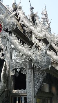 At  Wat Sri Suphanm the "Silver Temple". Chiang Mai, Thailand.