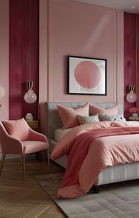 113+ Beautiful Pink Bedroom Ideas