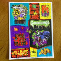 1995 Goosebumps Vintage Stickers