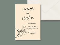 This cute, classy modern hand drawn save the date template is fully editable. Includes our hand drawn table spread with bows. ( a predicted trend in 2024 weddings) This template features our hand drawn designs, with a pretty black hand written font, that gives an artsy, modern, but also funky feel.  THIS TEMPLATE WAS CREATED ON CANVA. A LINK WILL BE EMAILED TO YOU INSTANTLY TO ACCESS THE FILE. P E R S O N A L I Z E 1. After purchasing, you will receive an email with a PDF with a link to access a