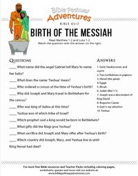 Birth of Jesus Story for Kids: Free Printables and Activities