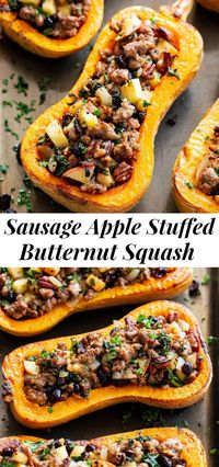 Savor the flavors of a deliciously wholesome dish with this recipe for butternut squash filled with savory sausage. Perfect for those following Paleo or Whole30 diets, this meal combines hearty ingredients with a touch of elegance.