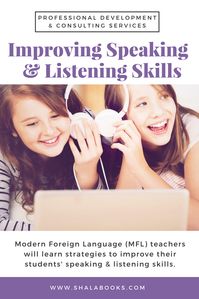 This Professional Development (PD) for Modern Foreign Language (MFL) teachers will cover the following topics: Defining what makes a good speaker/listener. Classroom activities, games & websites to implement in the classroom. Designing planners & rubrics. To learn more about this in-service, please visit our website. #ModernForeignLanguages #MFL #LanguageLearning  #SpeakingSkills #ListeningSkills