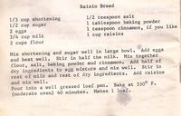 Quick Raisin Bread. October 1966; maybe this will be the raisin bread recipe I'm looking for!