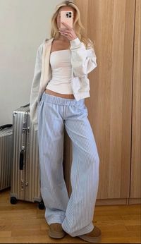 visit link to shop best summer essentials for 2024!   #linen #linenclothing #stripedpants #summerstyle #summerpants #summeroutfitideas #outfitstyle #outfitideasforwomen #outfitpost #summervibes #linenpants #teenfashionoutfits