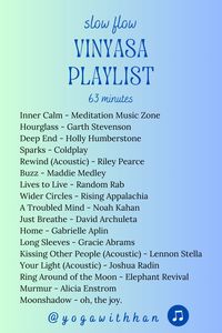 Dive into a 63-minute Slow Flow Vinyasa Yoga journey with this curated playlist. Let the soothing tunes enhance your practice, creating a harmonious blend of movement and tranquility. Perfect for those seeking mindful flow. 🧘🎶 #SlowFlow #VinyasaYoga #YogaPlaylist