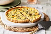 Fiddlehead-And-Bacon Tart Recipe