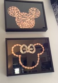 Disney World, press pennies Mickey Mouse, Minnie Mouse. Epcot, Animal Kingdom, Hollywood Studios