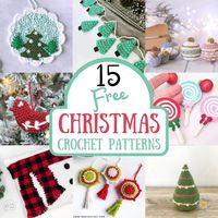 15 Festive Free Crochet Christmas patterns | Quick & Easy - Stardust Gold Crochet