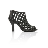 "Elodie" Black high heel Dance Booties – Vivaz Dance