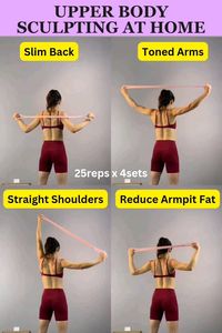 Achieve your dream upper body! 💪✨ Simple home workouts to shape and tone. Let’s get fit together! 💃