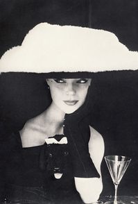 Balenciaga hat by Henry Clarke c1953