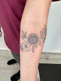 ATLA TLOK lotus tile flower tattoo