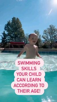 source: @watermellow.swim Swimming skills your child can learn according to their age! 😃 Did you know you can learn all of these skills in our online lessons? Not only can your child learn all of these skills…but you can learn how to be the one to teach them! Teaching your own child to swim is a beautiful bonding experience. 💞 Most of these skills are introductory skills part of our first 2 curriculum levels. Send this to someone who wants to get their child swimming this summer!