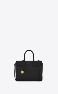 Discover BLACK SAC DE JOUR BABY IN SMOOTH LEATHER from Saint Laurent online store.