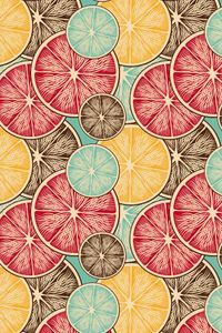 "Morning Fruit" by Cameo. To have a colourlovers pattern printed on fabric, go to www.colourlovers....