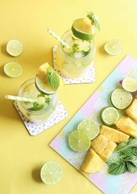 Sparkling Pineapple Mojito Mocktail Recipe