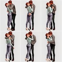 Acha Kissing poses #1 - The Sims 4 Mods - CurseForge